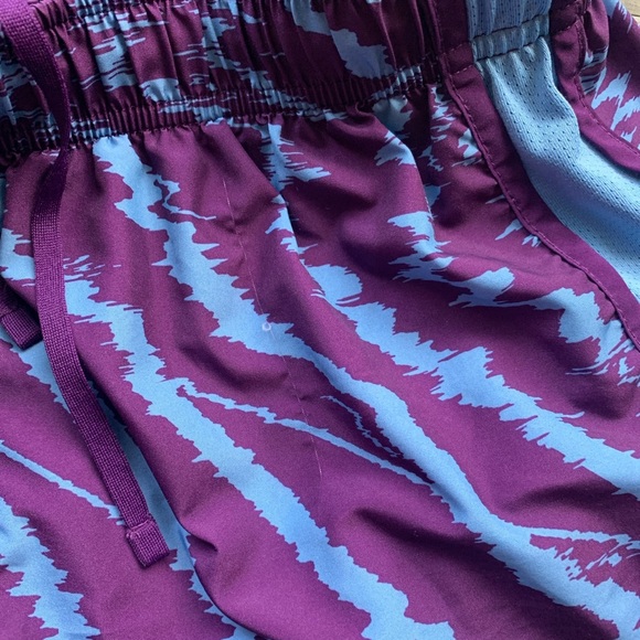 Nike running shorts liner blue purple zebra xs - Picture 4 of 4